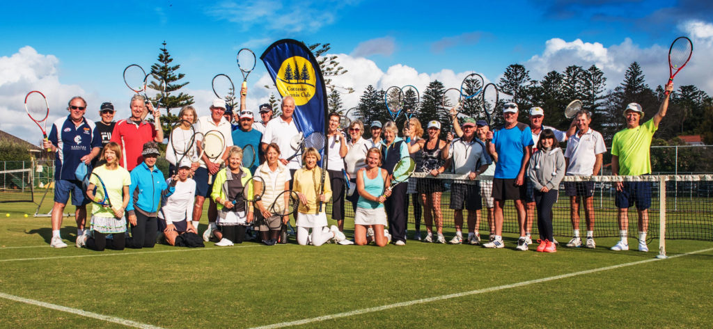 Group photo on opening day of the club members